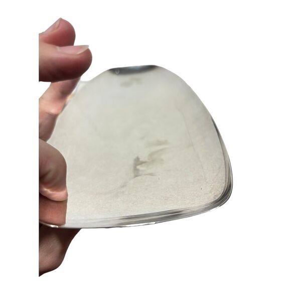 F.B. Rogers Silver Co. Genuine Silver Raised Jewelry Dish Nut Bowl Rounded Edges - Picture 7 of 12